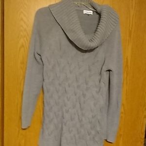 Calvin Klein heavy great cable knit sweater